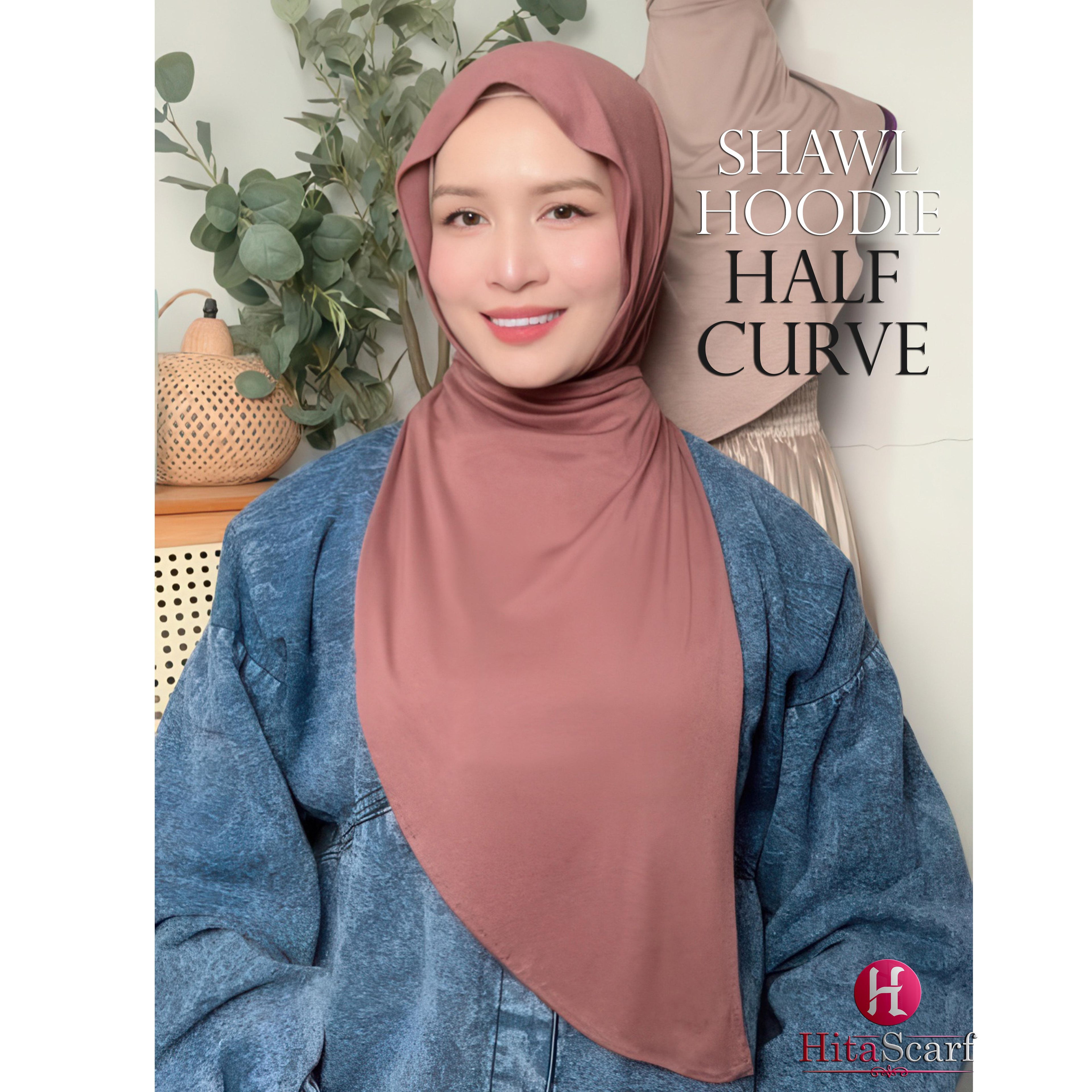 Shawl Hoodie Malas Cotton Jersey