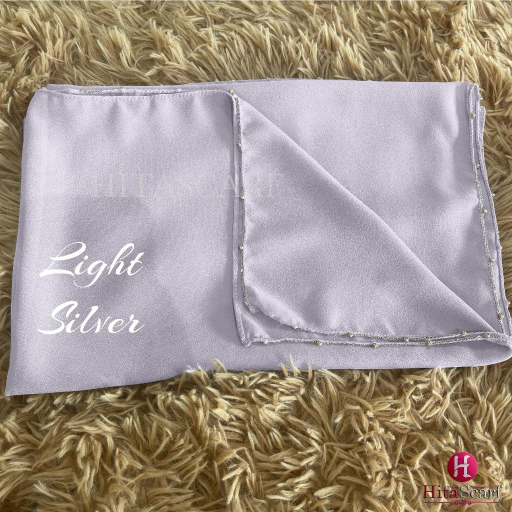 Shawl Beaded Heavy Chiffon 