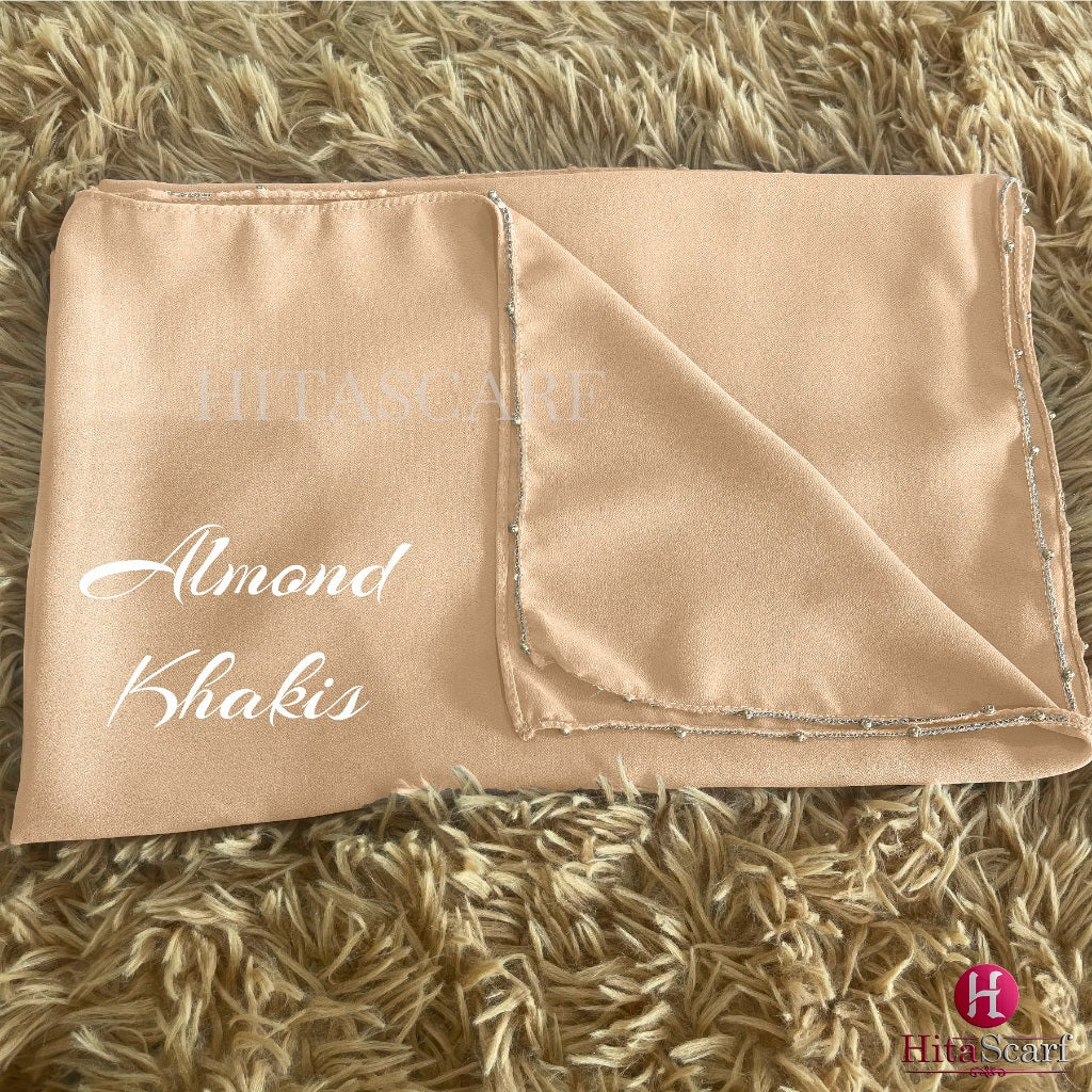 Shawl Beaded Heavy Chiffon 