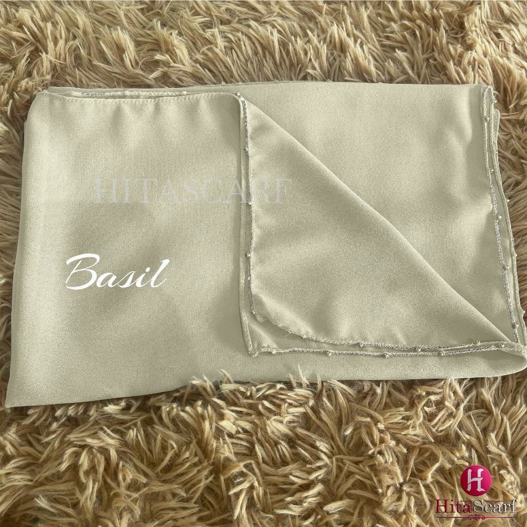 Shawl Beaded Heavy Chiffon 