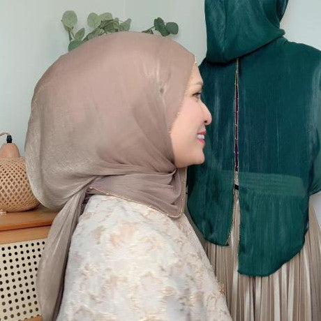 Shawl Hoodie Shimmer Beaded