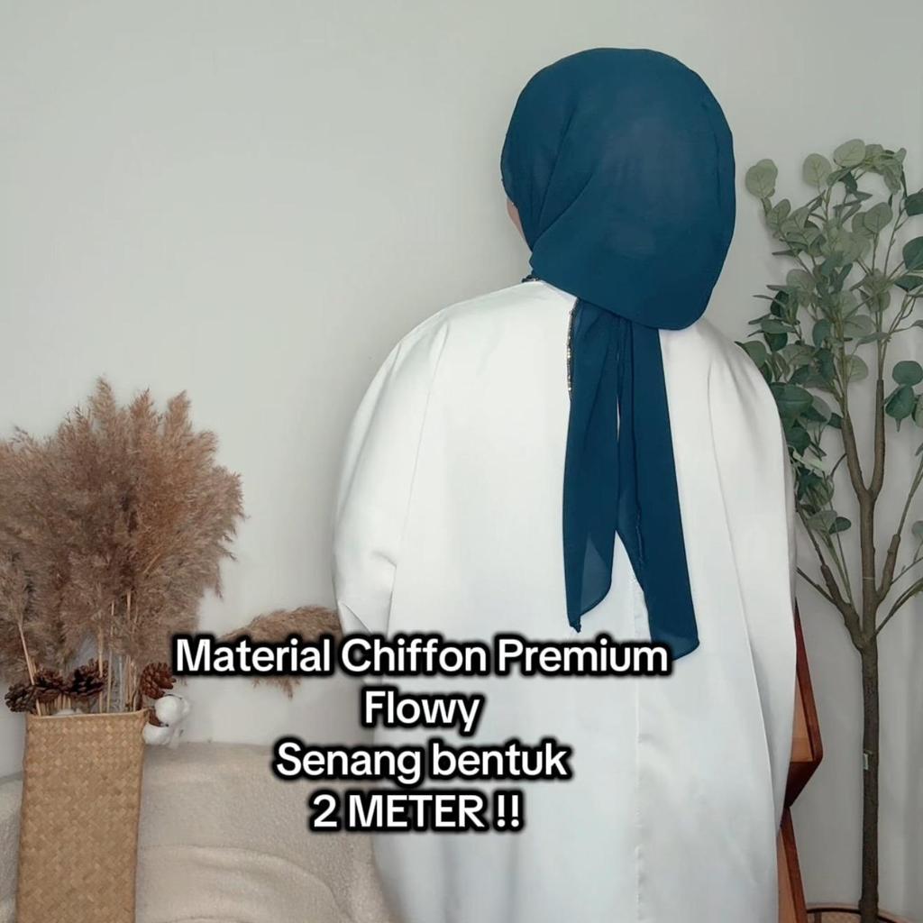 Shawl Hoodie Beaded Chiffon