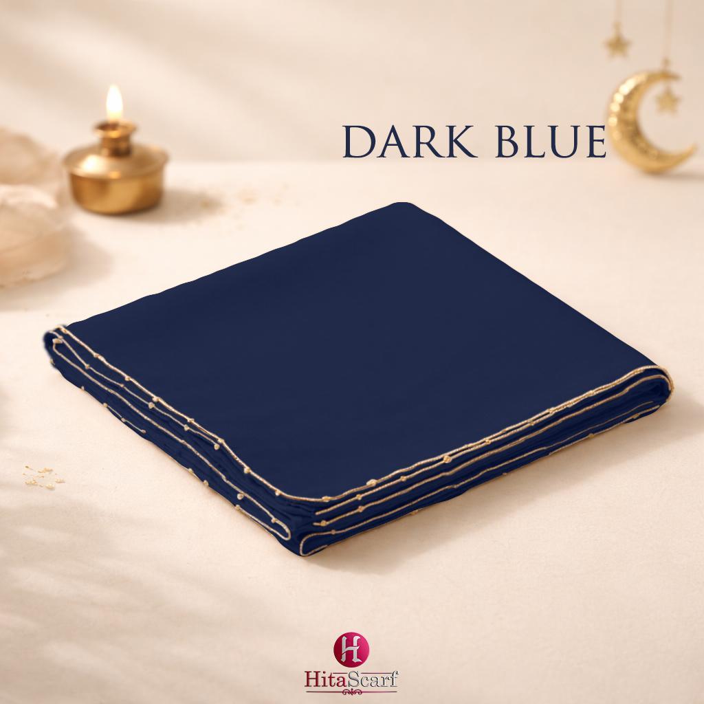 Shawl Hoodie Beaded Chiffon