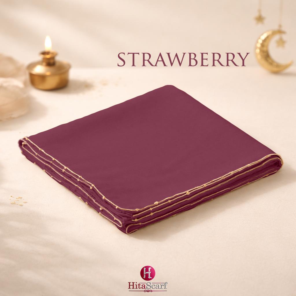 Shawl Hoodie Beaded Chiffon