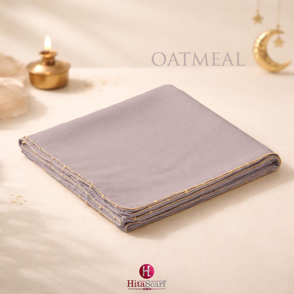 Shawl Hoodie Beaded Chiffon